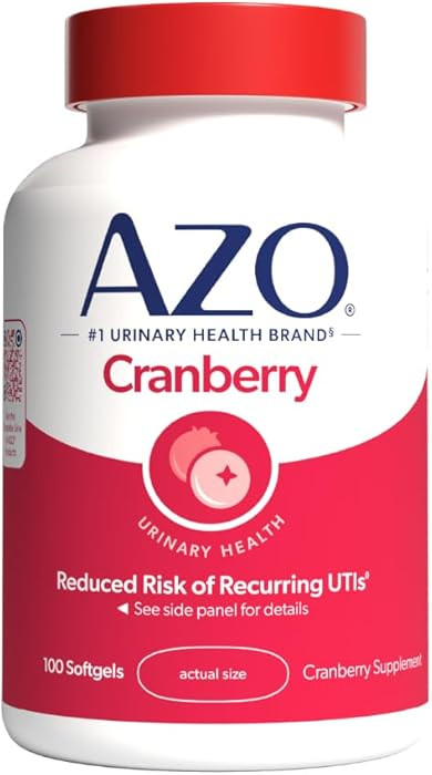 AZO Cranberry Supplement, Made with Concentrated Whole Fruit Cranberry Powder to Help Cleanse and... | Amazon (US)