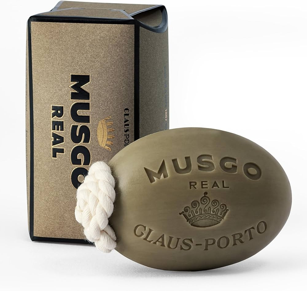 Claus Porto - Musgo Real 1887 Soap on a Rope | Woody Scent with Lemon | Walnut Oil + Vegetable Oi... | Amazon (US)