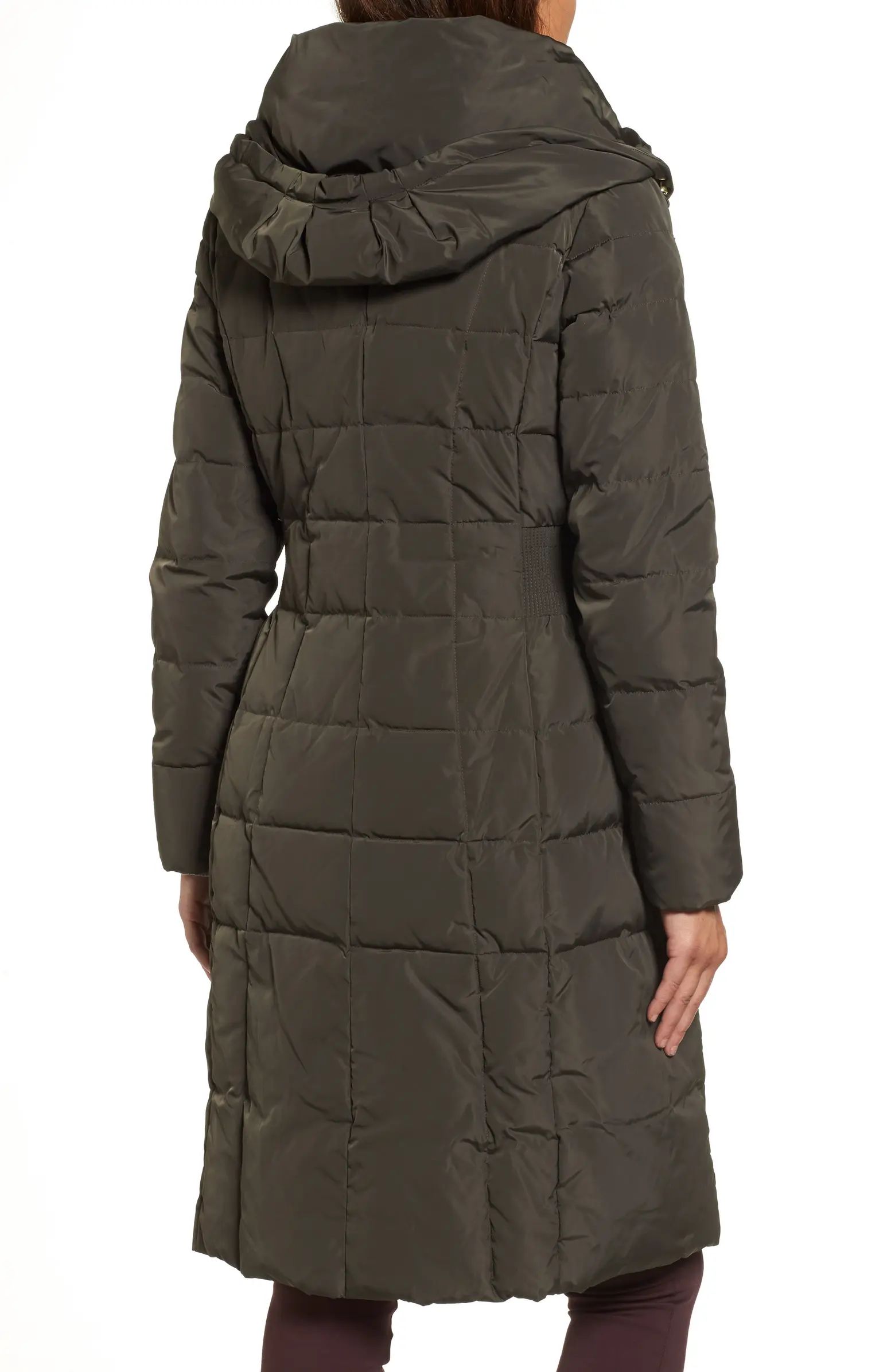 Cole Haan Bib Insert Down & Feather Fill Coat | Nordstrom Rack