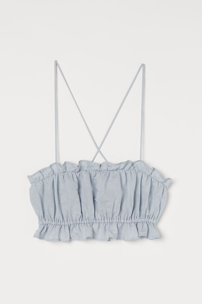 Cropped strappy top | H&M (UK, MY, IN, SG, PH, TW, HK)