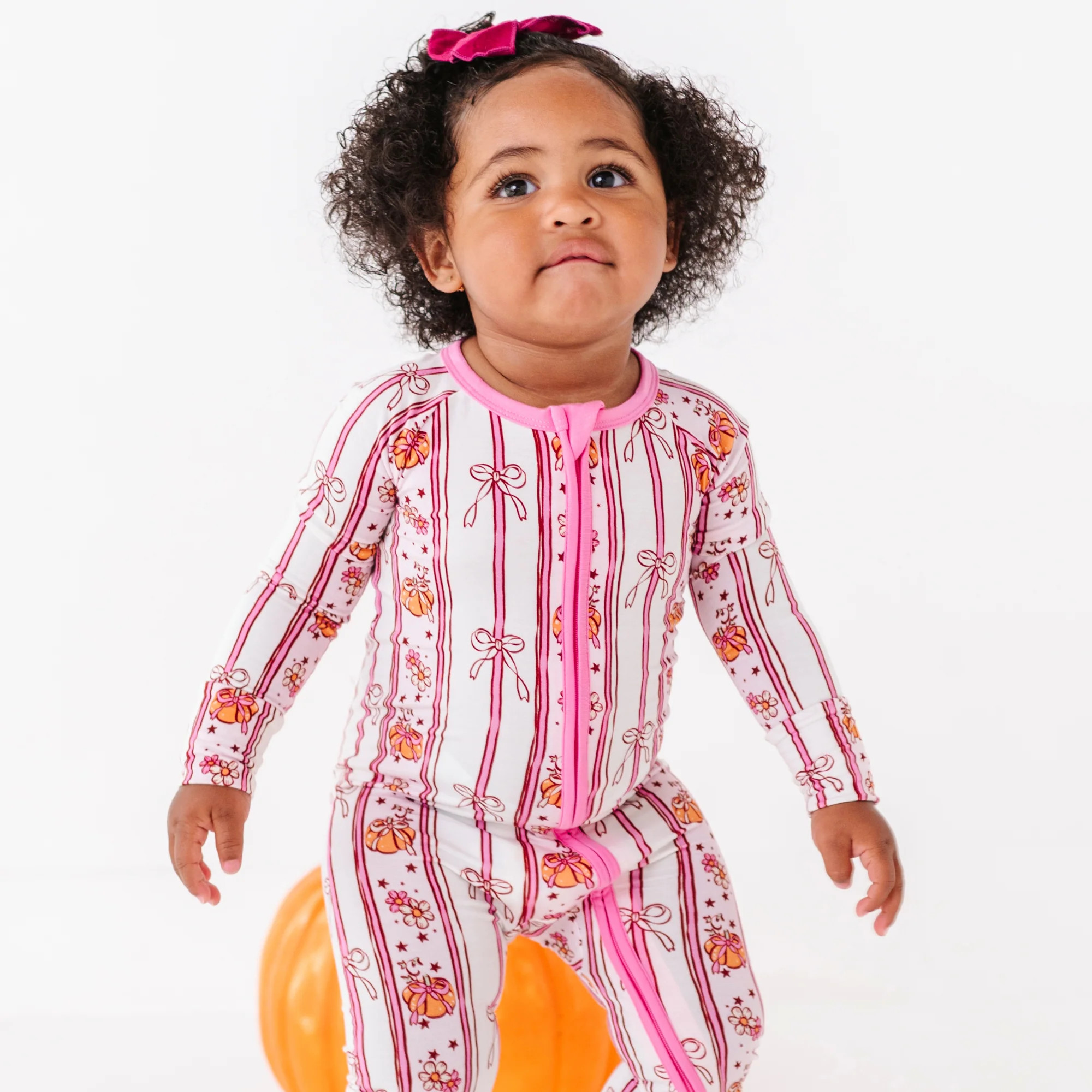 Fall Truck Pumpkin Pajamas | Soft Bamboo Autumn Sleepwear | Kiki + Lulu | Kiki + Lulu