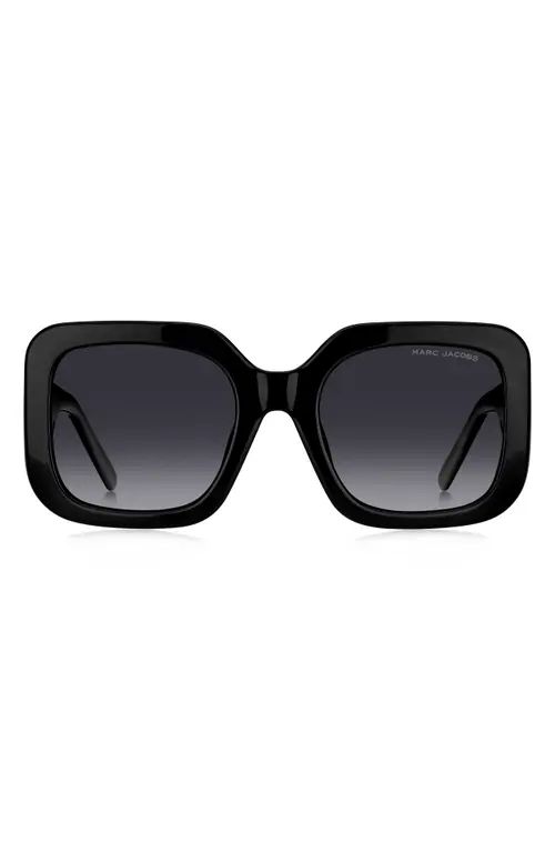 53mm Gradient Polarized Square Sunglasses | Nordstrom