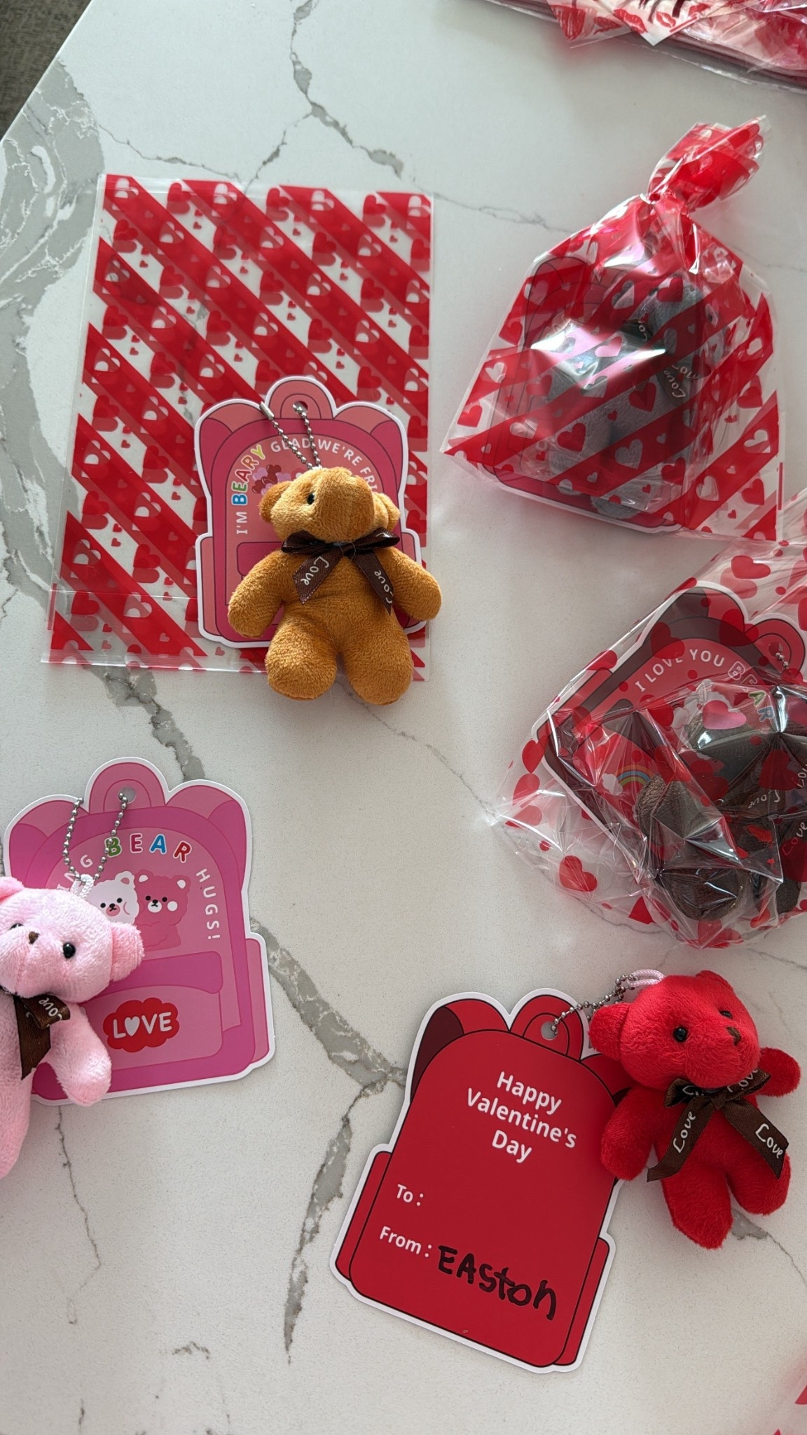 Cutest teddy bear valentines easty picked out! 
Valentine’s Day
Teddy bear keychains 


#LTKKids #LTKValentine