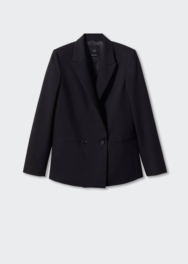 Double-breasted blazer -  Women | Mango United Kingdom | MANGO (UK)