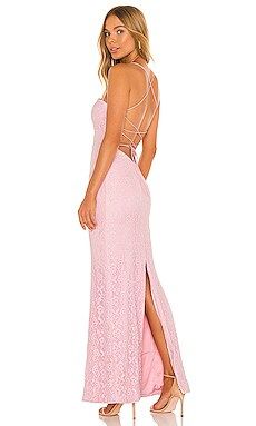 MAJORELLE Bellamira Gown in French Pink from Revolve.com | Revolve Clothing (Global)