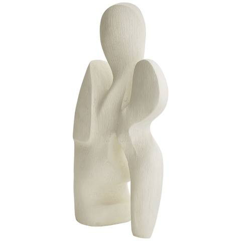 Arteriors Home Giotta 16" High Matte White Plaster Sculpture | Lamps Plus