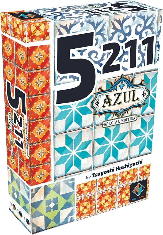 Next Move Games 5211 Azul Edition Card Game | Fast-Playing Strategy Game | Fun Family Card Game f... | Amazon (US)