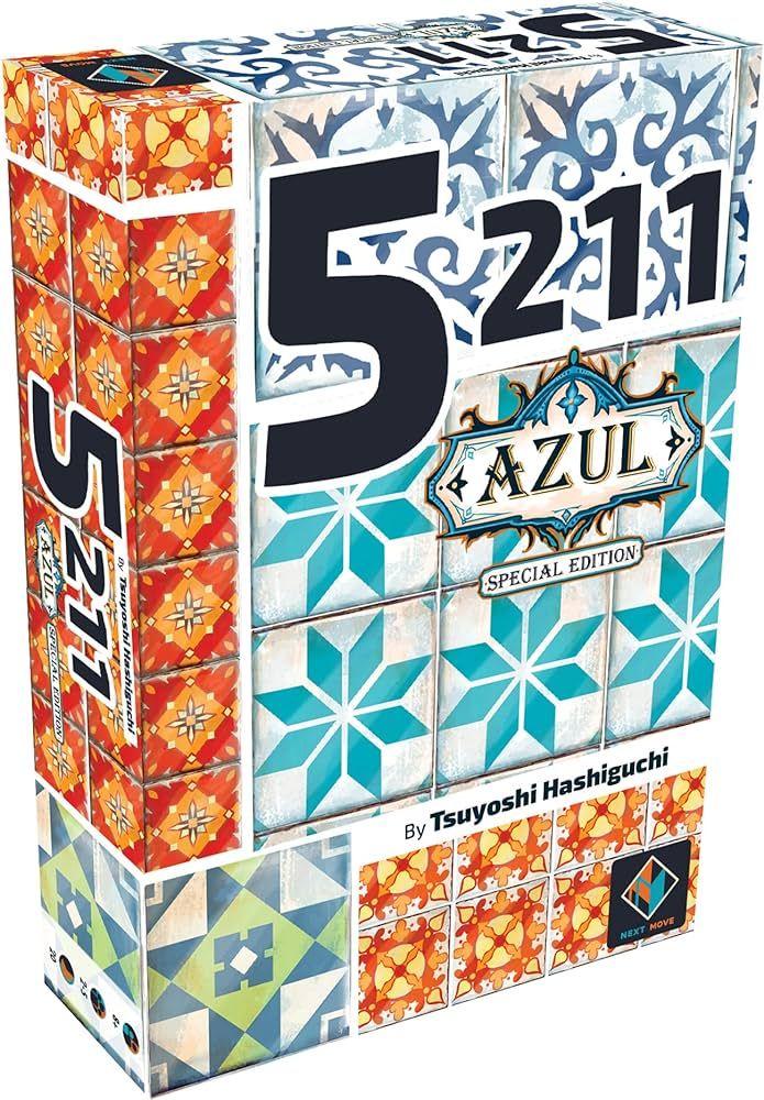 Next Move Games 5211 Azul Edition Card Game | Fast-Playing Strategy Game | Fun Family Card Game f... | Amazon (US)