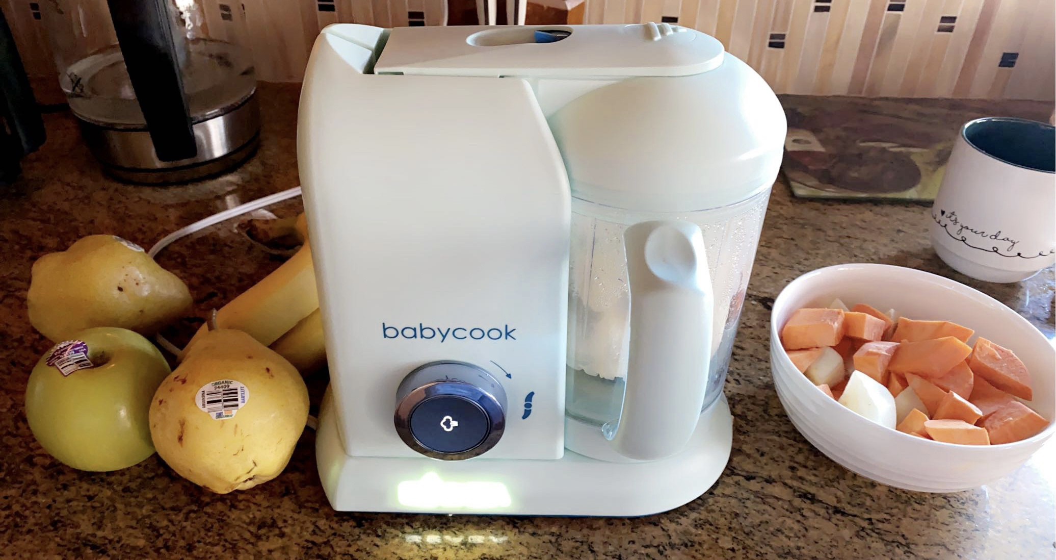 BEABA Babycook Solo 4 in 1 Baby Food Maker, Baby Food Processor, Steam Cook + Blend, Large Capacity 4.5 Cups - 27 Servings in 20 Mins, Cook Healthy Baby Food at Home, Dishwasher Safe, Oat | Amazon (US)