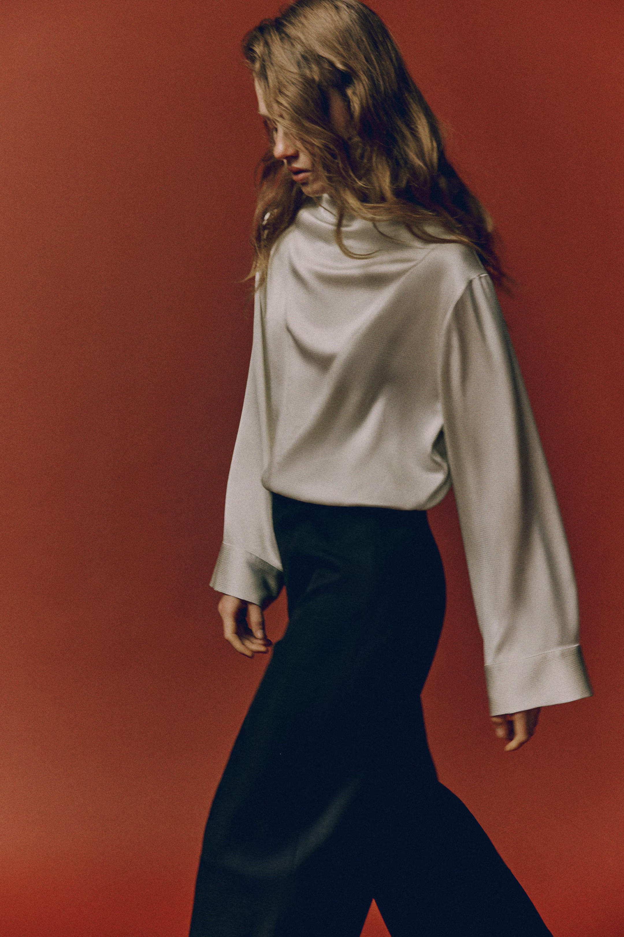 Cowl-neck blouse | H&M (UK, MY, IN, SG, PH, TW, HK)