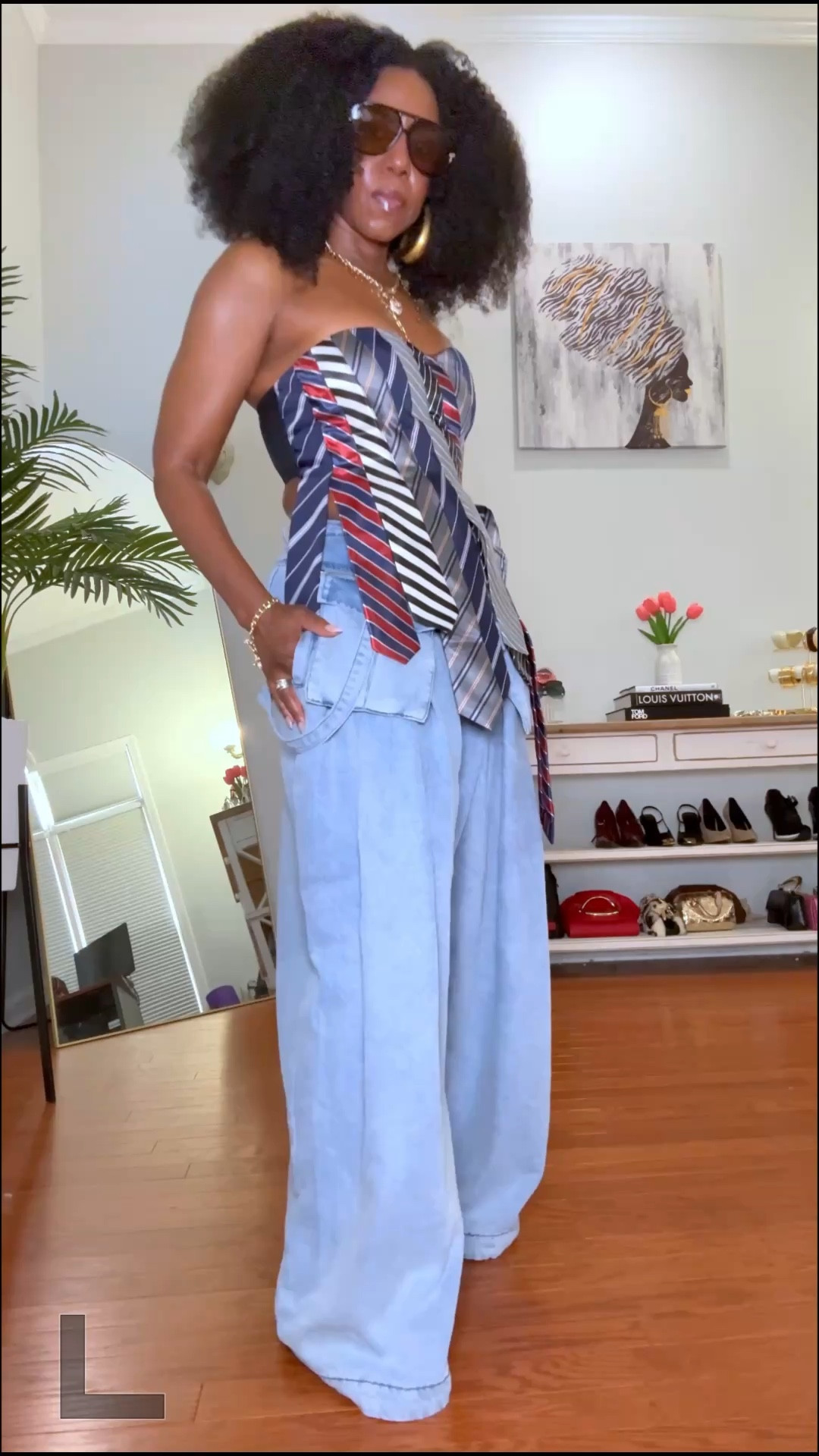 Y’all gonna be MAD at this one… 😌

Because why did I mix a tie corset with baggy cargos… and it kinda ate?? 👀

Some of y’all are gonna say it’s giving confused.
I say it’s giving I know exactly what I’m doing. 💅🏾

Not every look is supposed to be safe, matchy, or understood. The girls with STYLE get it… the others will catch up later. 😏

So let’s talk—
🔥 Is this a YES or a NO?

✨ Top (S) + cargos (M) : AKIRA 
✨ Heels: AKIRA 
✨ I linked a dupe for the top + some cute  pant options that would slay with this top.

Tap to shop + save for later 🤍

#fyp #ltkstyle #ltkfinds #ltkcreator #richauntievibe #fashionover50 #ootd #styledebate #controversialstyle #trendmixing #streetstyle #effortlessstyle #atlstyle #whoworeitbetter

#LTKMidsize #LTKootd #LTKOver40