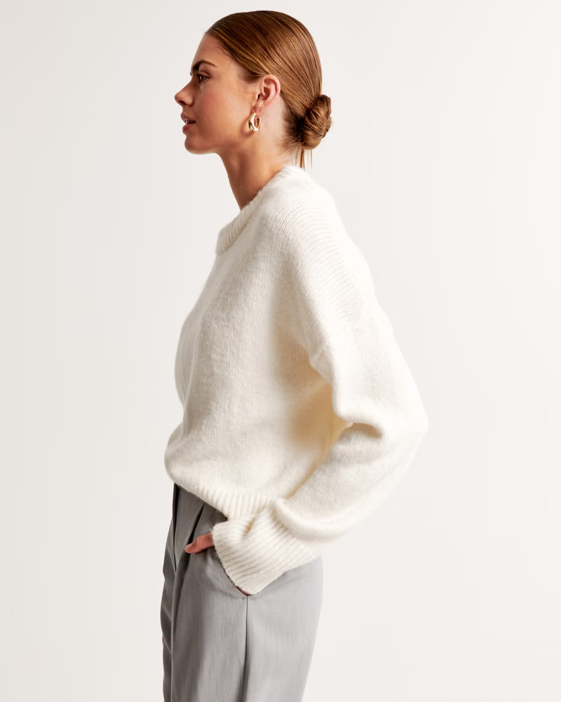 Wedge Crew Sweater | Abercrombie & Fitch (US)