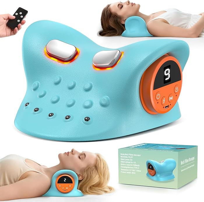 Neck Massager 2025，Deep Tissue Massage with Heating and Vibration Neck massager-3D deep Tissue ... | Amazon (US)