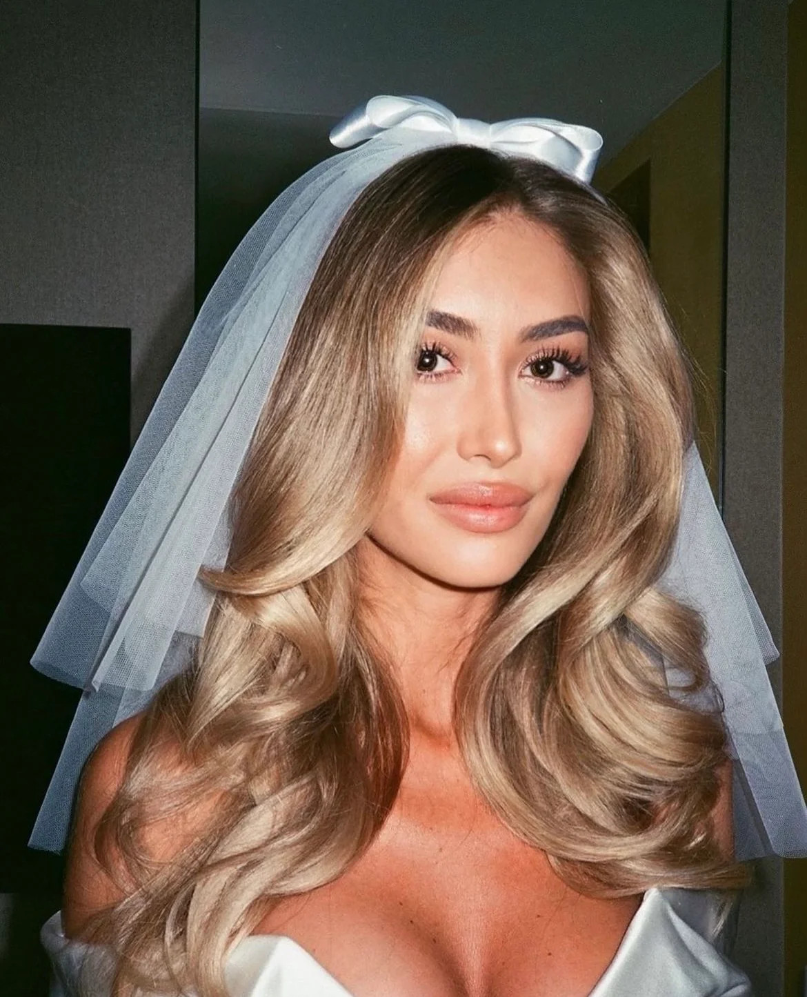 Ribbon Bow Veil | Gigi & Olive
