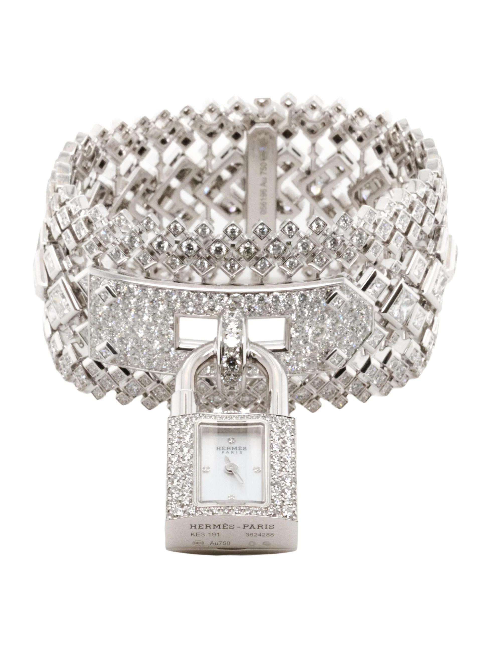 Kelly Joaillèrie D’Hermès Diamond Mesh Watch | The RealReal