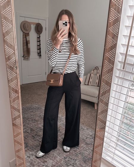 I am loving this striped top with black pants. Perfect for work this fall

#LTKworkwear #LTKstyletip #LTKSeasonal