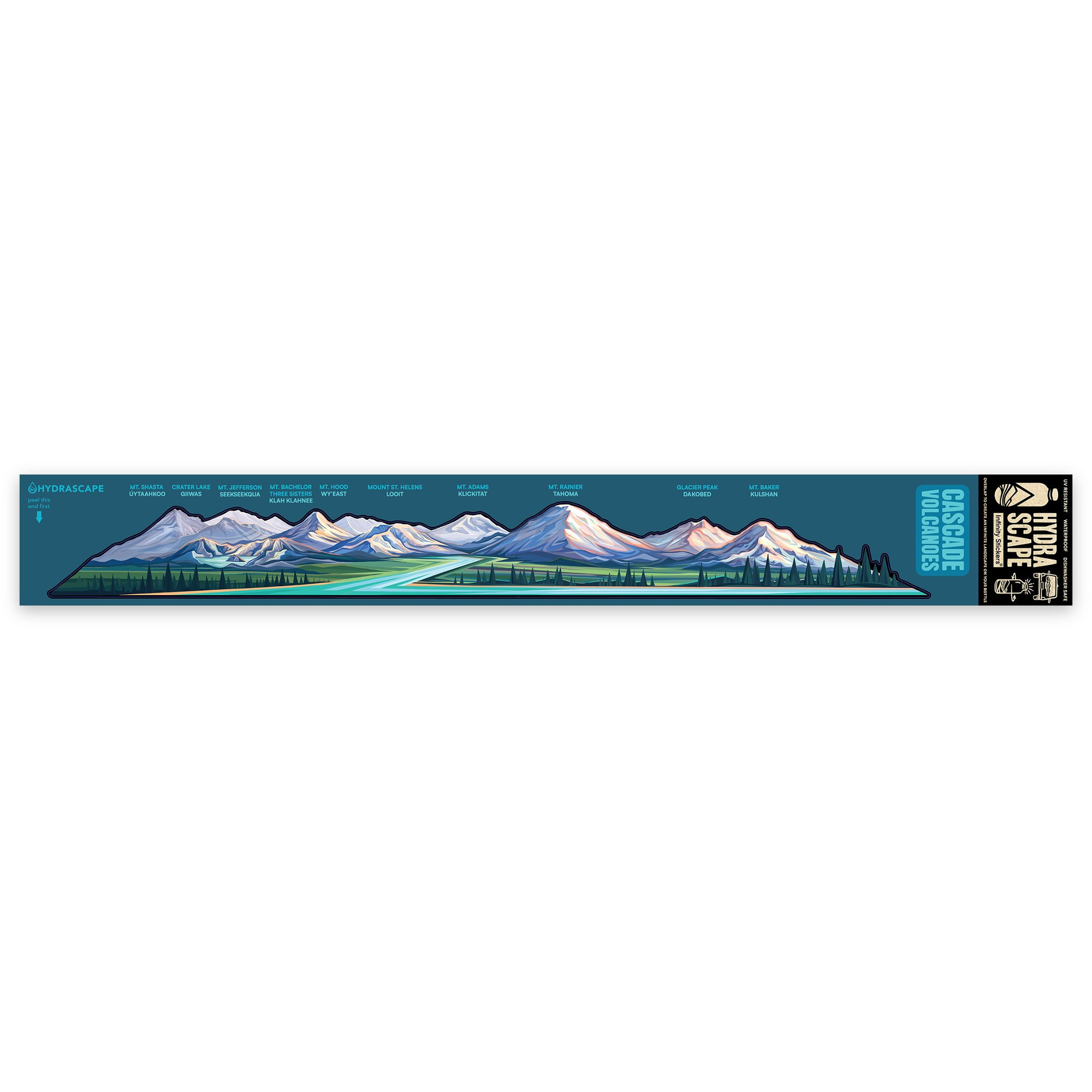 Hydrascape Stickers Cascade Volcanoes Infinity Sticker | REI