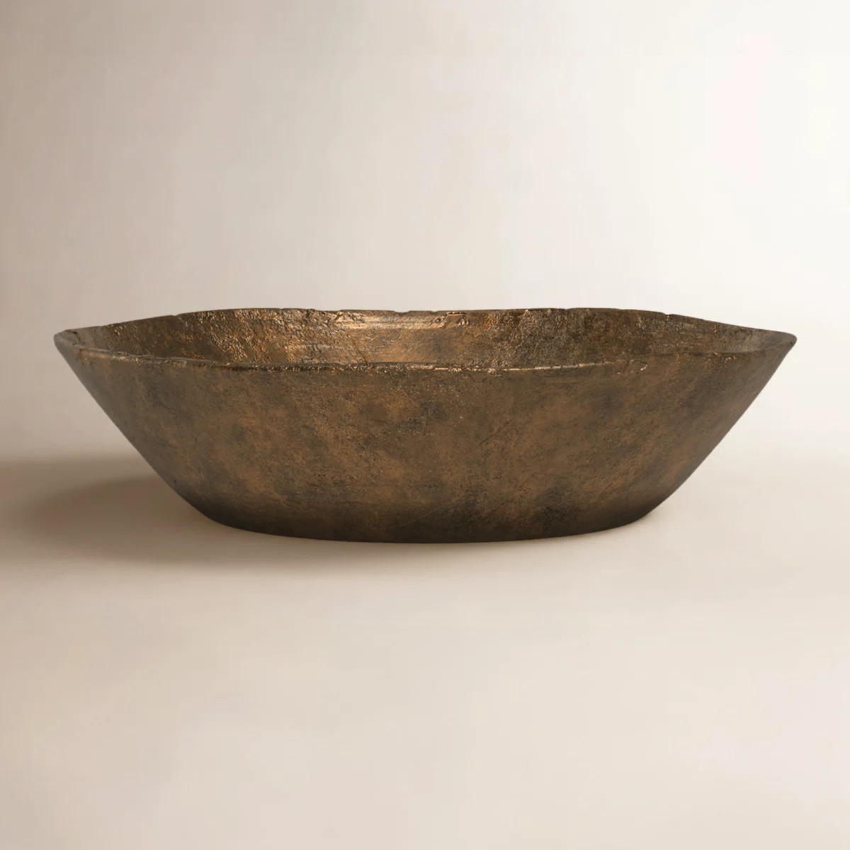 Fulkerson 17" W Round Metal Decorative Bowl | Wayfair North America