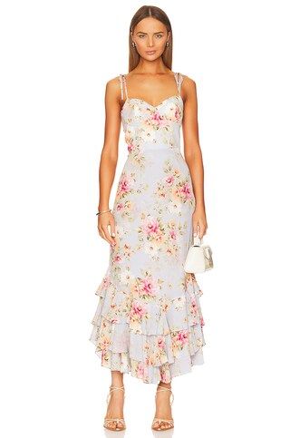 Yumi Kim Baxter Maxi Dress in New Day Blue from Revolve.com | Revolve Clothing (Global)