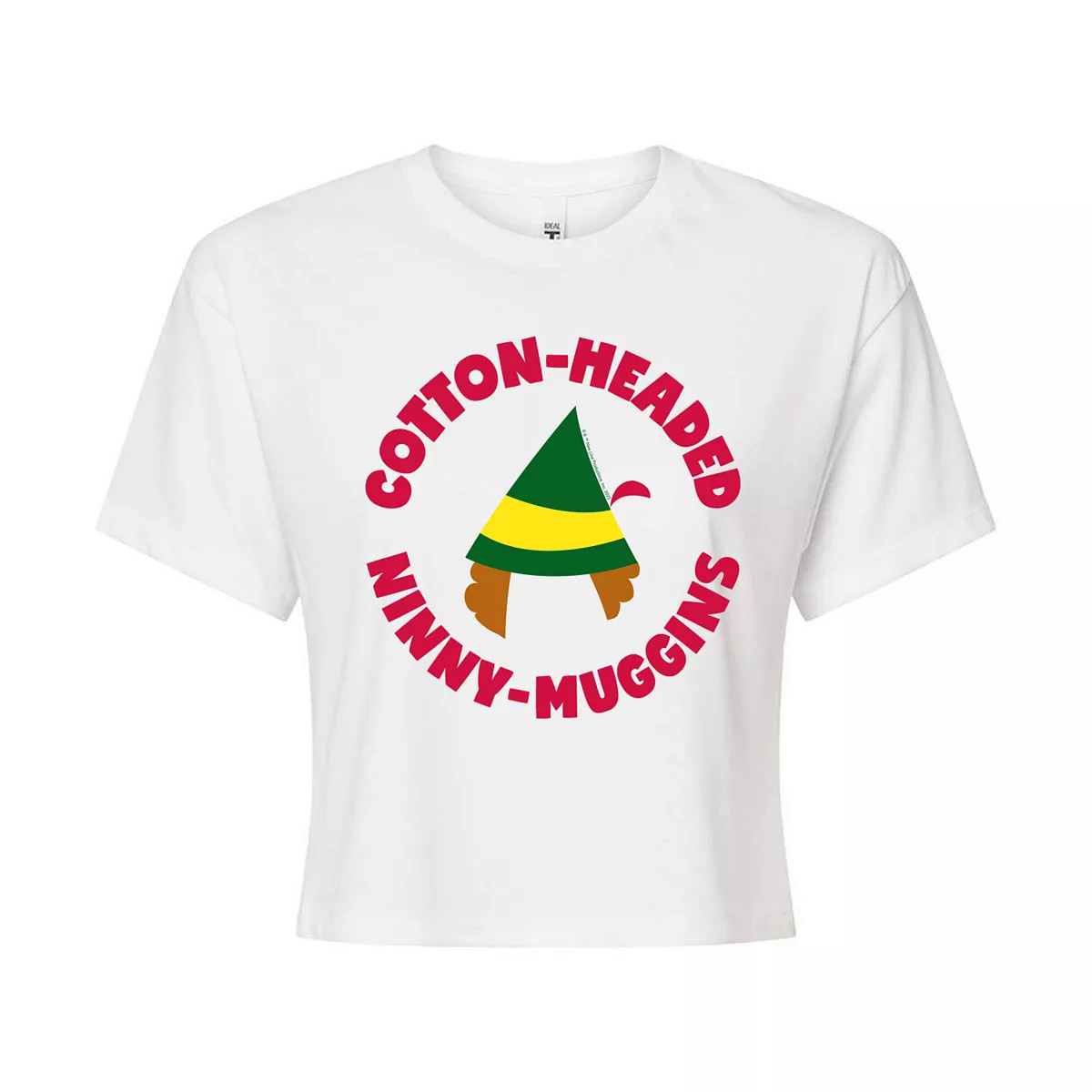Juniors' Elf Cotton Headed Ninny Muggins Graphic Tee | Kohl's