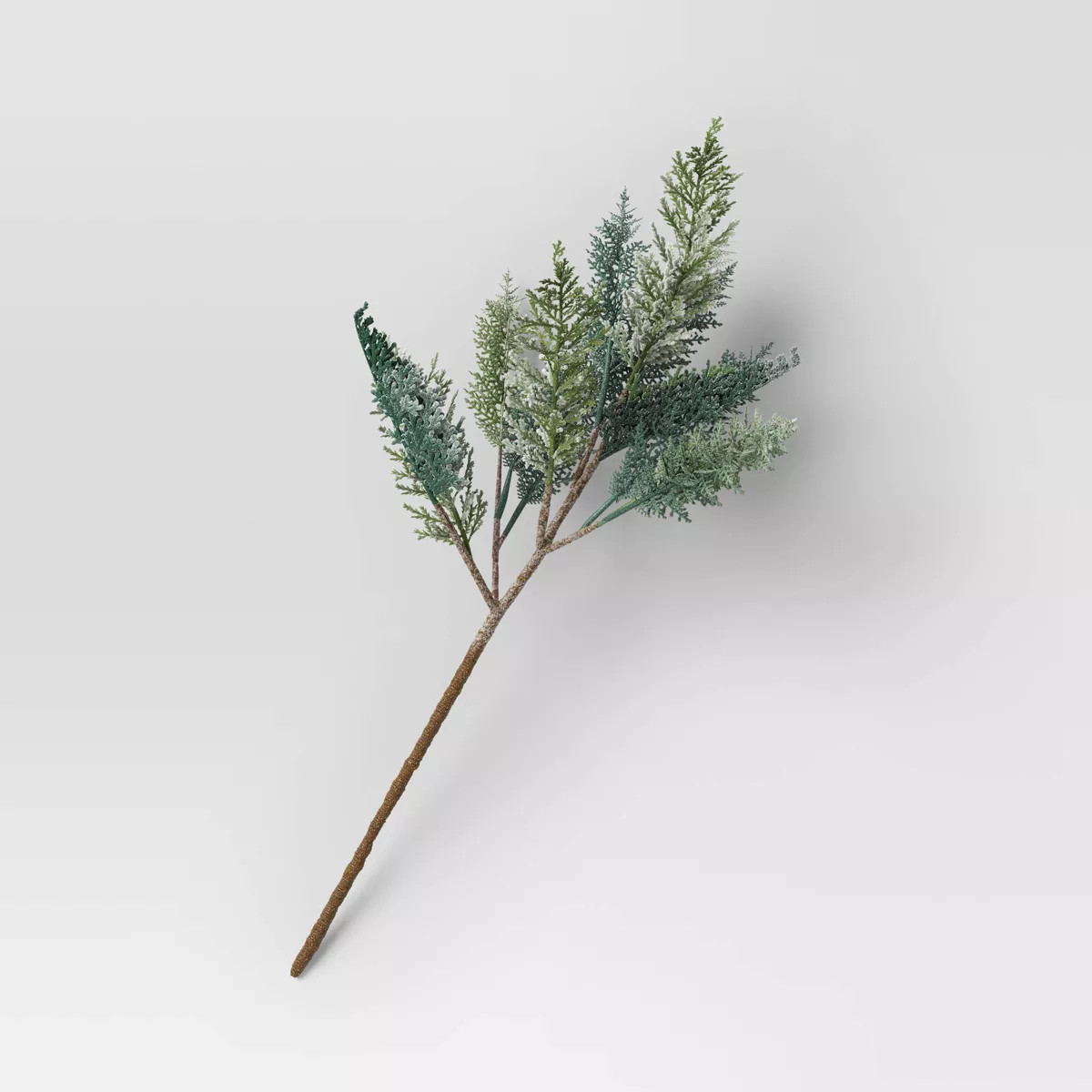 Christmas Snowy Flocked Artificial Pine Stem - Threshold™ | Target