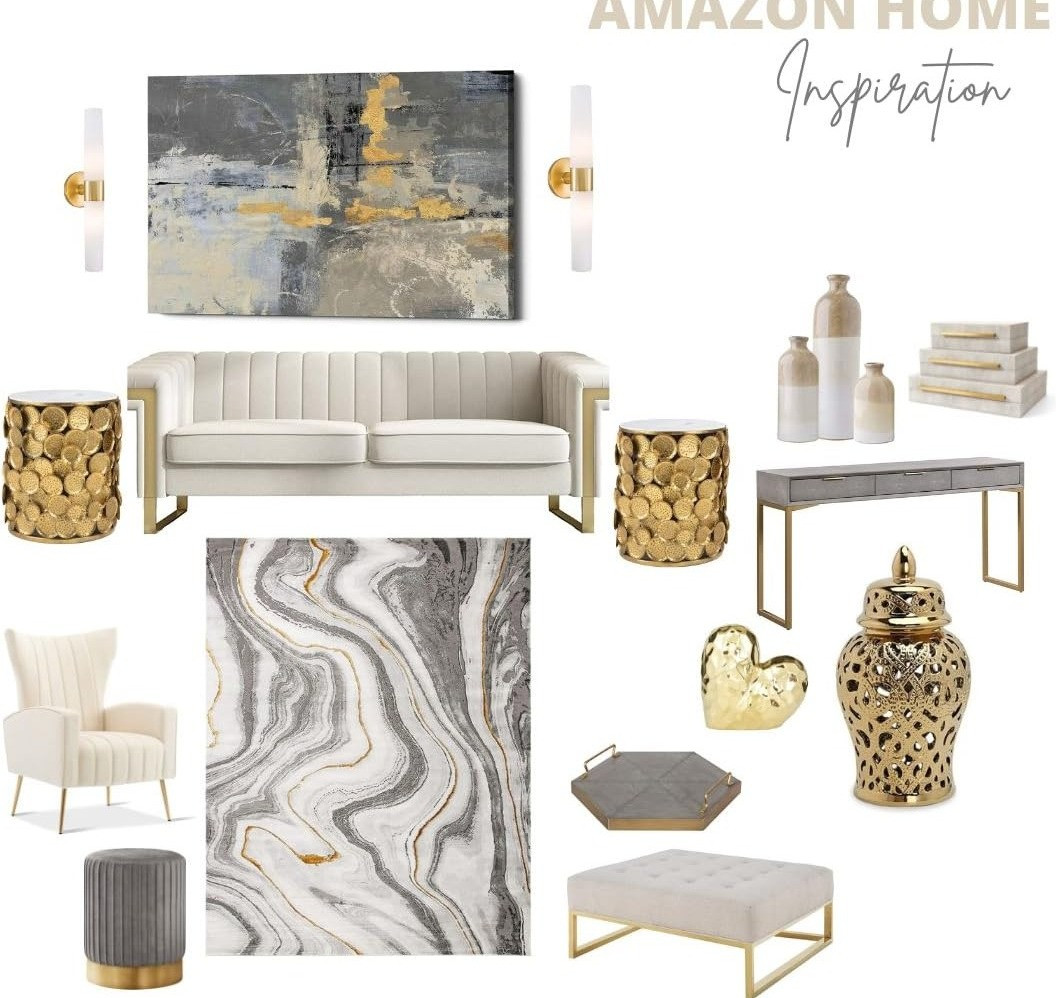 ✨ Glam Living Room with Gold Accents
Elevate your space with modern glam décor featuring luxe gold accents, abstract wall art, a neutral sofa, and a marble-inspired rug. Chic, elegant, and effortlessly sophisticated.
🛍️ Shop the look now and transform your living room into a stylish oasis!
#GlamLivingRoom #GoldDecor #ModernGlam #HomeInspo #ShopTheLook

#LTKhaul #LTKHome #LTKSeasonal