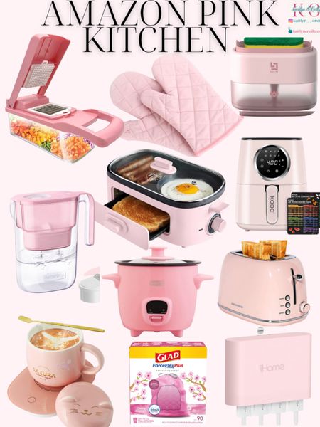 Amazon kitchen finds! So cute in pink but the things come in other colors too!

amazon , amazon finds , amazon home , amazon kitchen , amazon must haves , kitchen , amazon home decor , home decor , gifts for her , housewarming gifts #LTKFind #LTKunder100 #LTKunder50  

#LTKhome #LTKSeasonal #LTKstyletip #LTKfamily #LTKhome #LTKsalealert