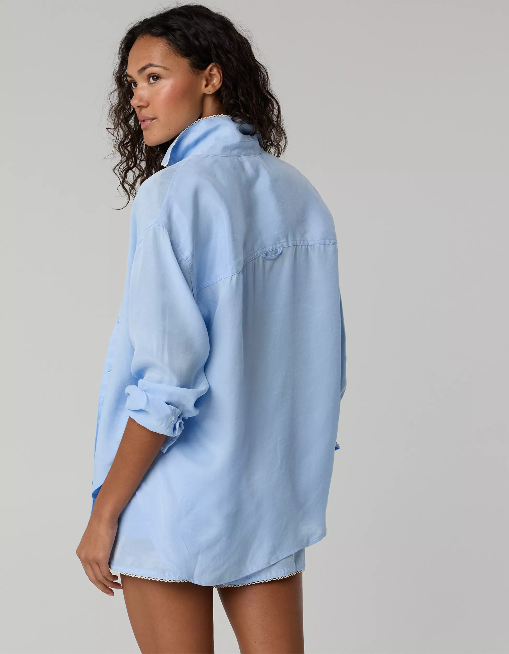 OFFLINE By Aerie You're So Smooth Button Up Shirt | Aerie