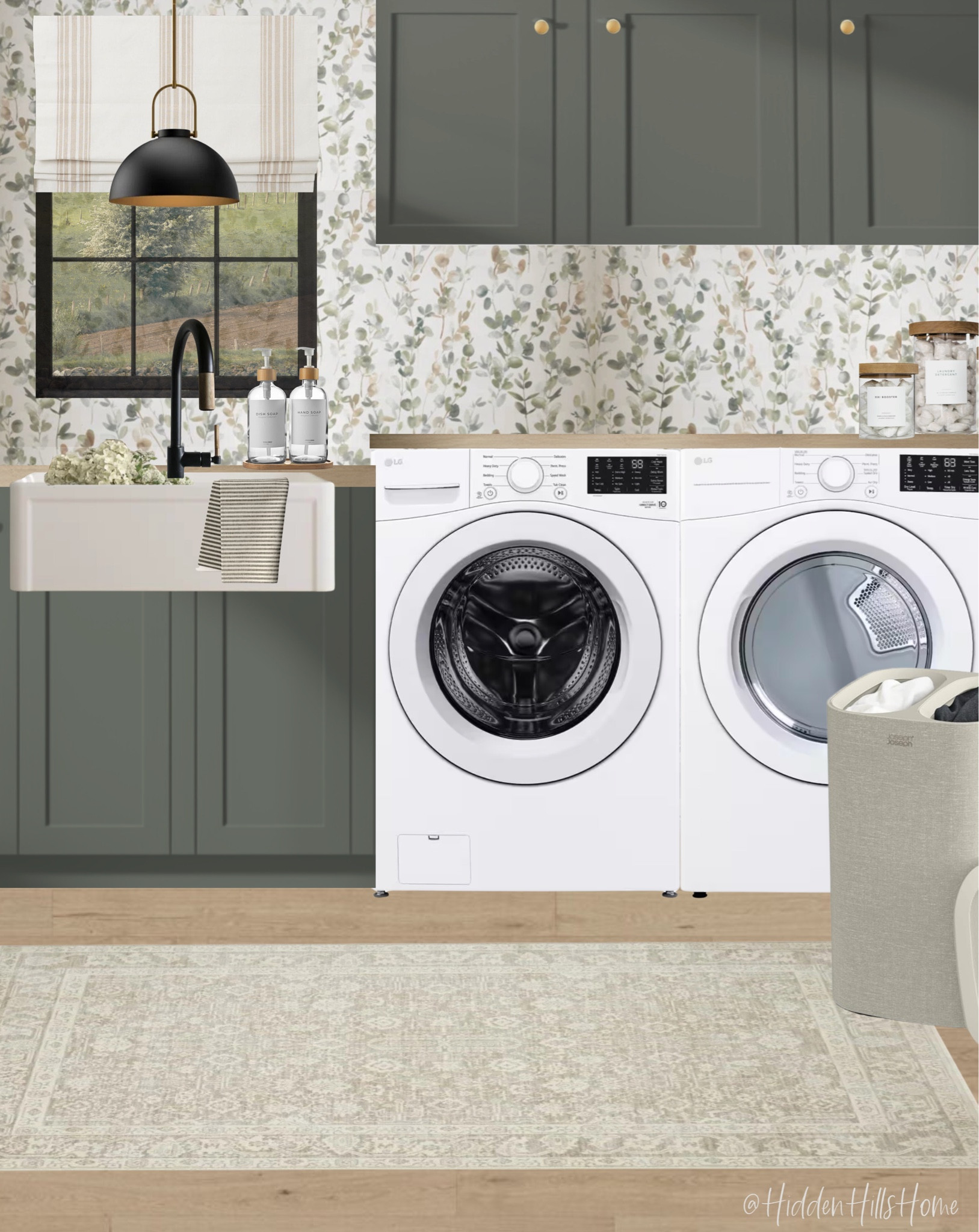 Laundry room decor, laundry room mood board, home decor, laundry organization, runner #homedecor

#LTKstyletip #LTKsalealert #LTKhome