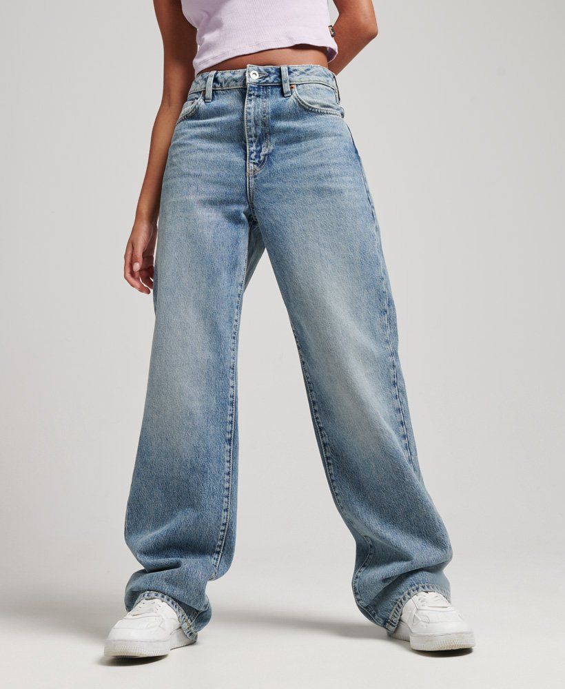 Organic Cotton Wide Leg Jeans | Superdry (UK)
