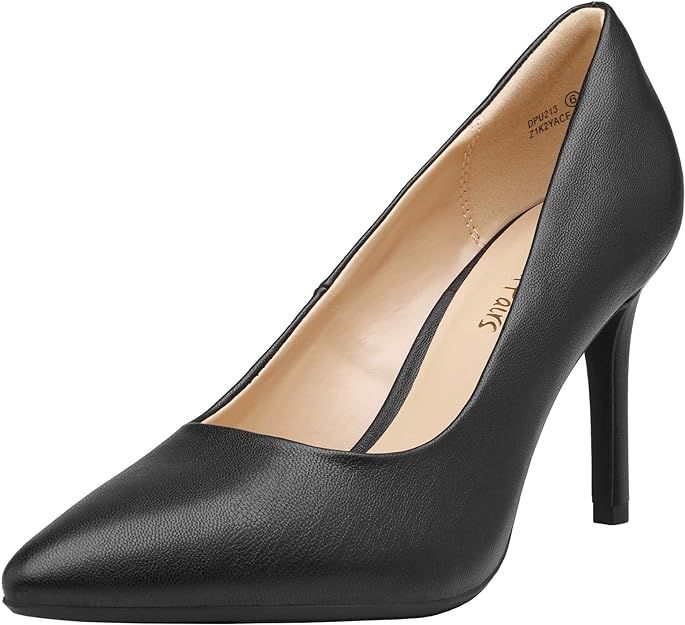 DREAM PAIRS Women's High Stiletto Heels Pointed Toe Pumps Shoes | Amazon (US)
