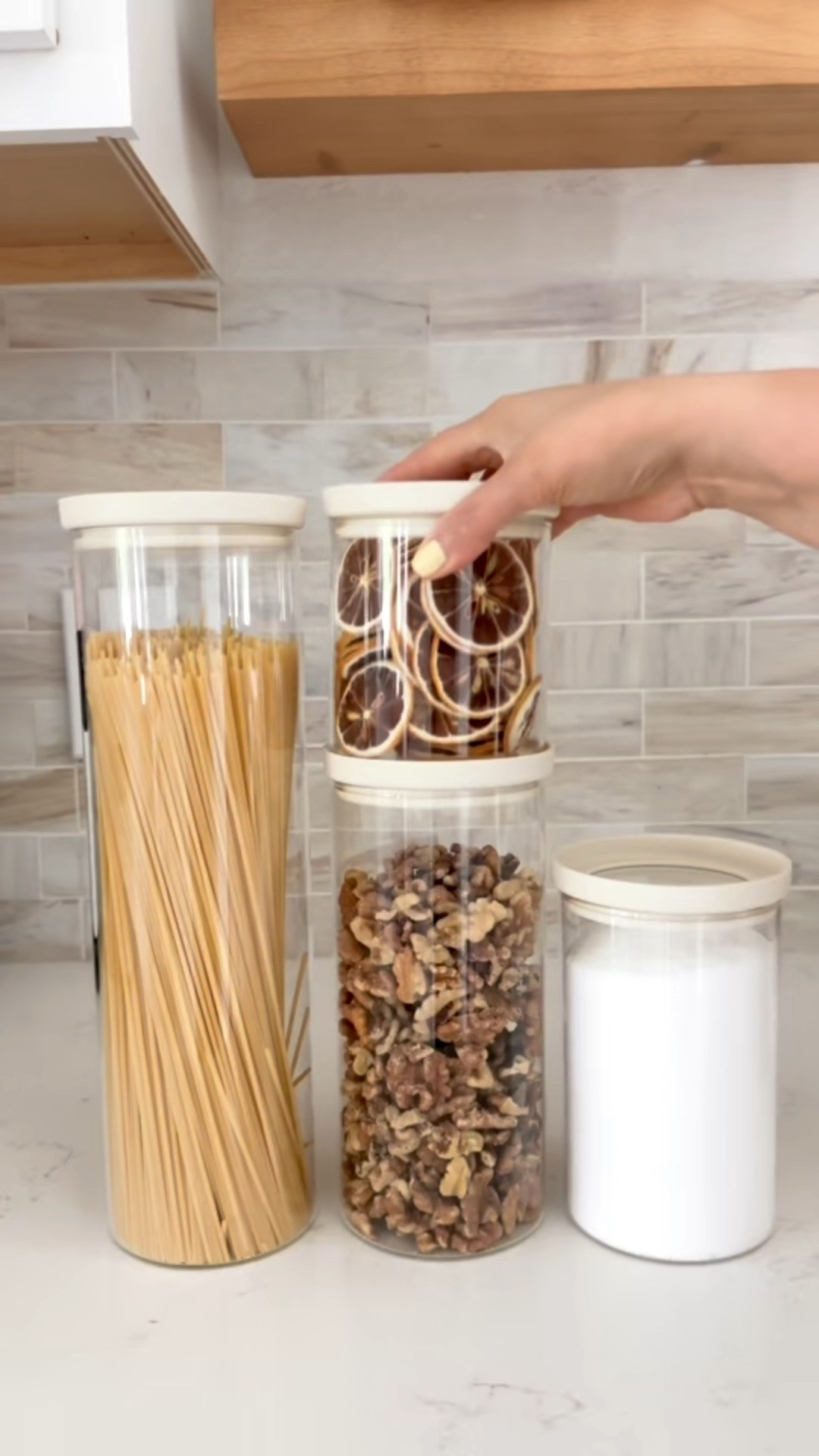 Keeping my favorite foods stocked with these pretty glass containers! 🙌😌



Pantry 
Storage solutions 
Food storage 
Home 
Pantry refresh
Kitchen refresh
Glass canisters
Summer refresh

#LTKHome #LTKmomlife #LTKfoodie