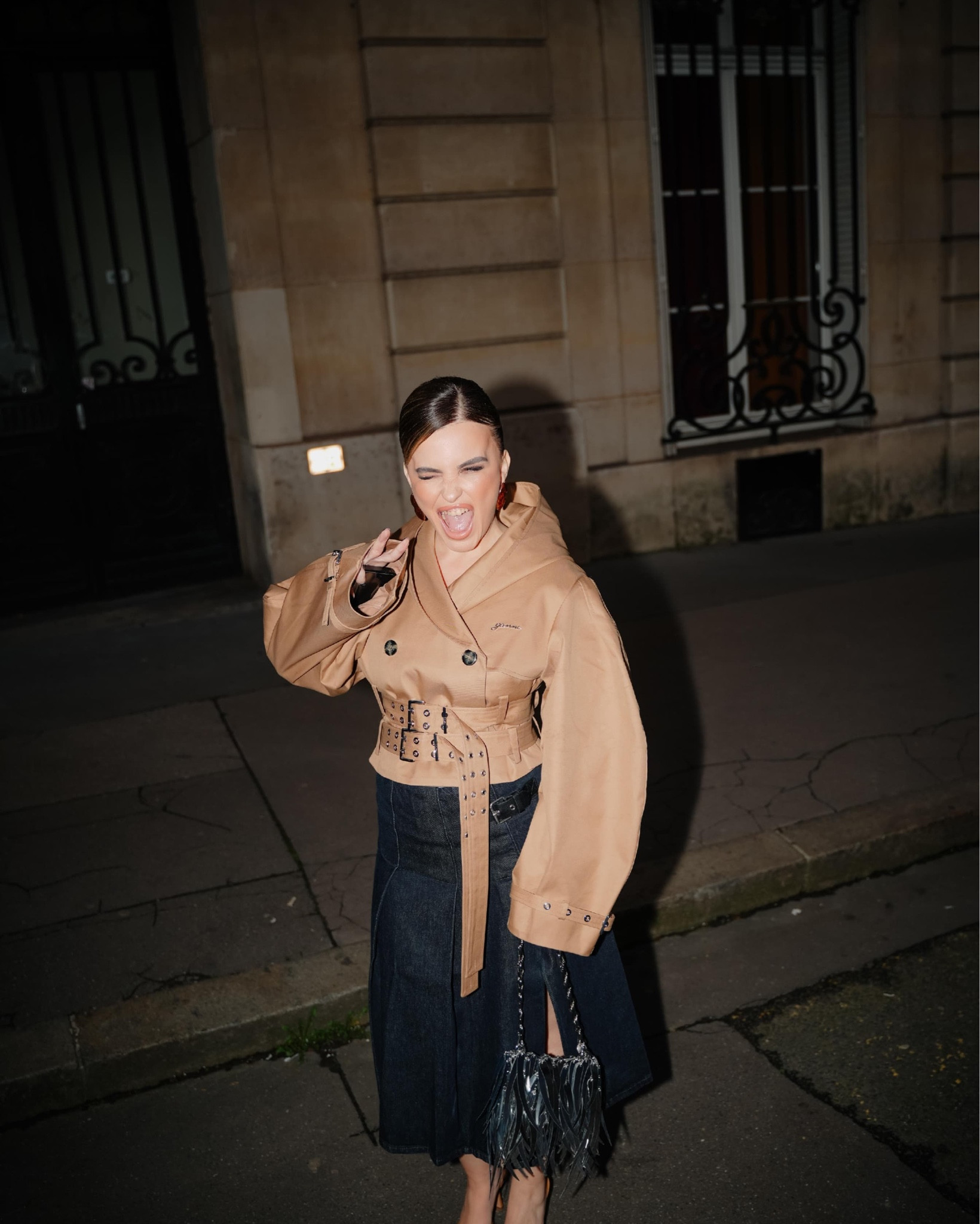 Paris fashion week with my most favorite Ganni jacket! I have linked it + also the long version 🤍
Linked also my same MANGO skirt and shoes 🤍

#LTKeurope #LTKstyletip #LTKspring