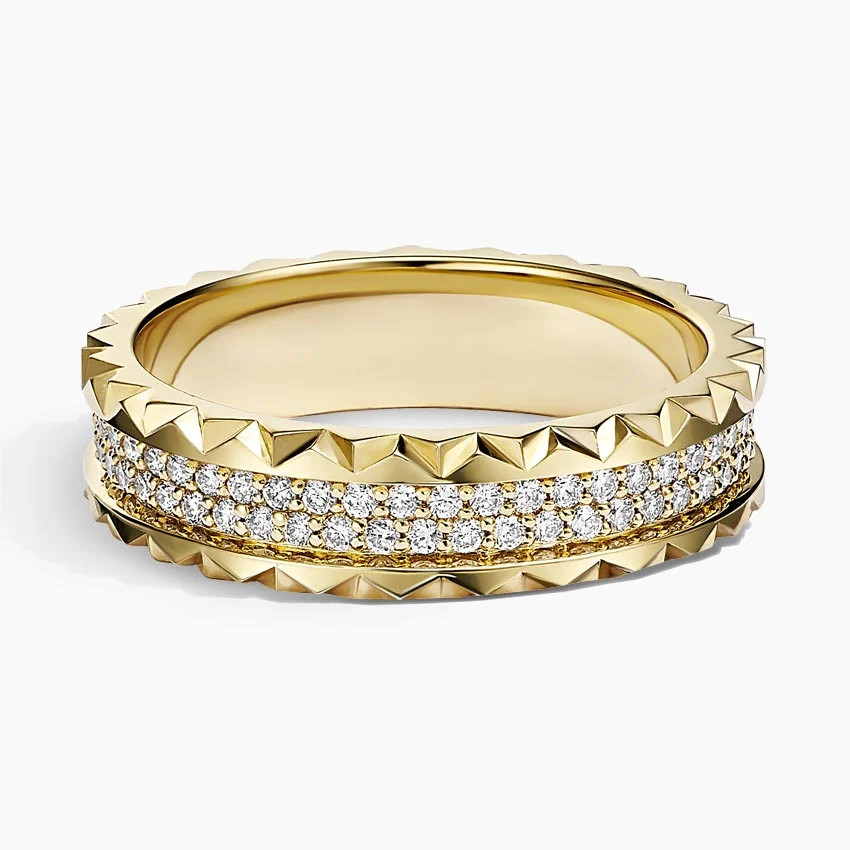 18K Yellow Gold Sol Diamond Ring (1/2 ct. tw.) | Brilliant Earth