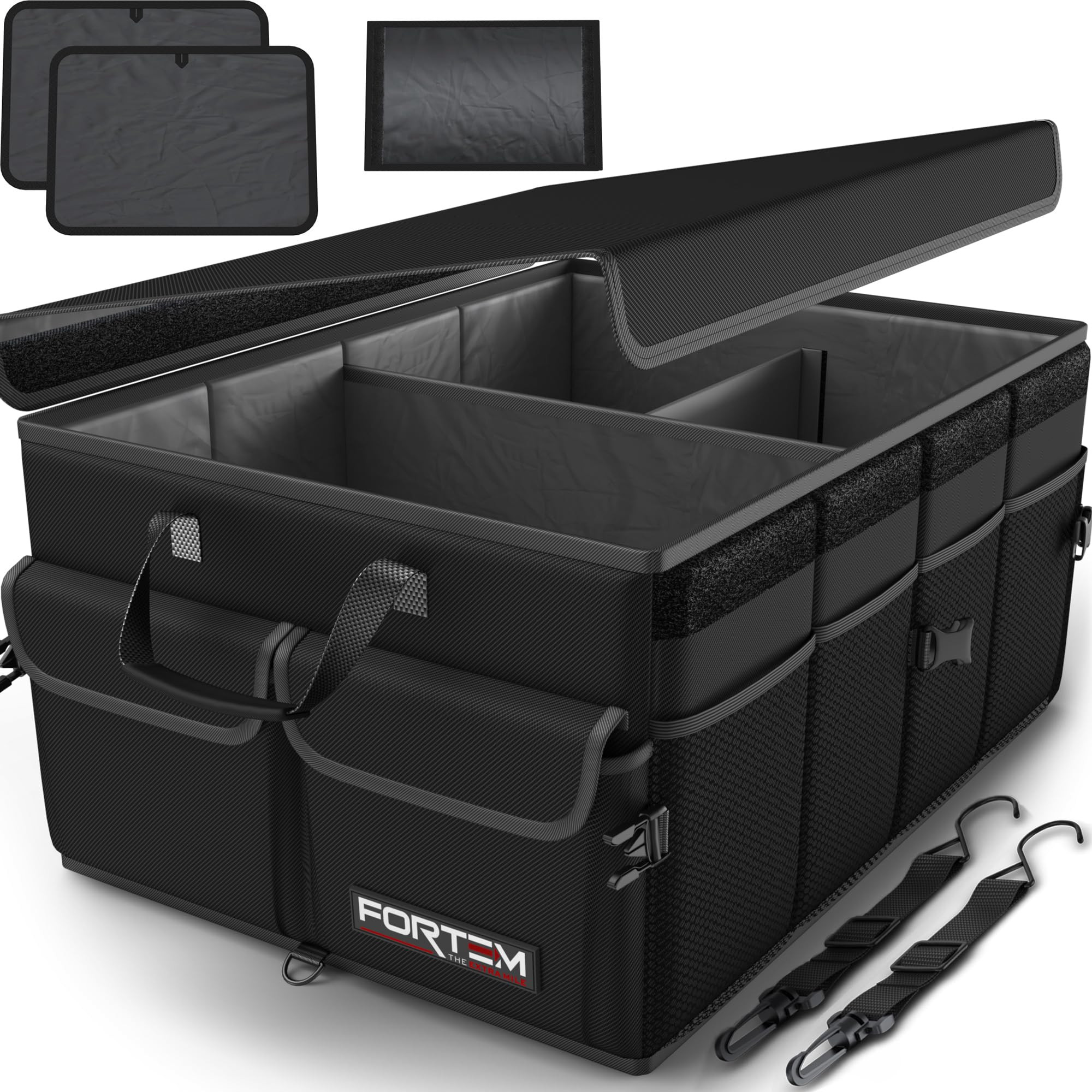 FORTEM Car Boot Organiser, Collapsible Multi Compartment SUV Organizer, Foldable Storage for Car ... | Amazon (UK)