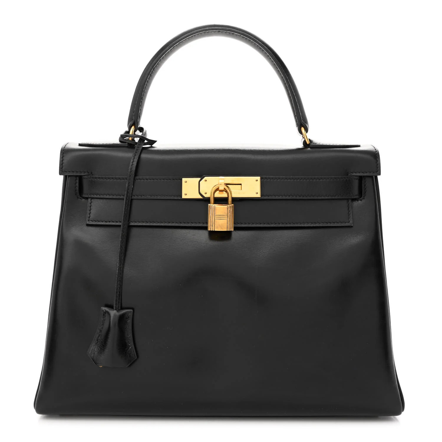 Box Kelly Retourne 28 Black | FASHIONPHILE (US)