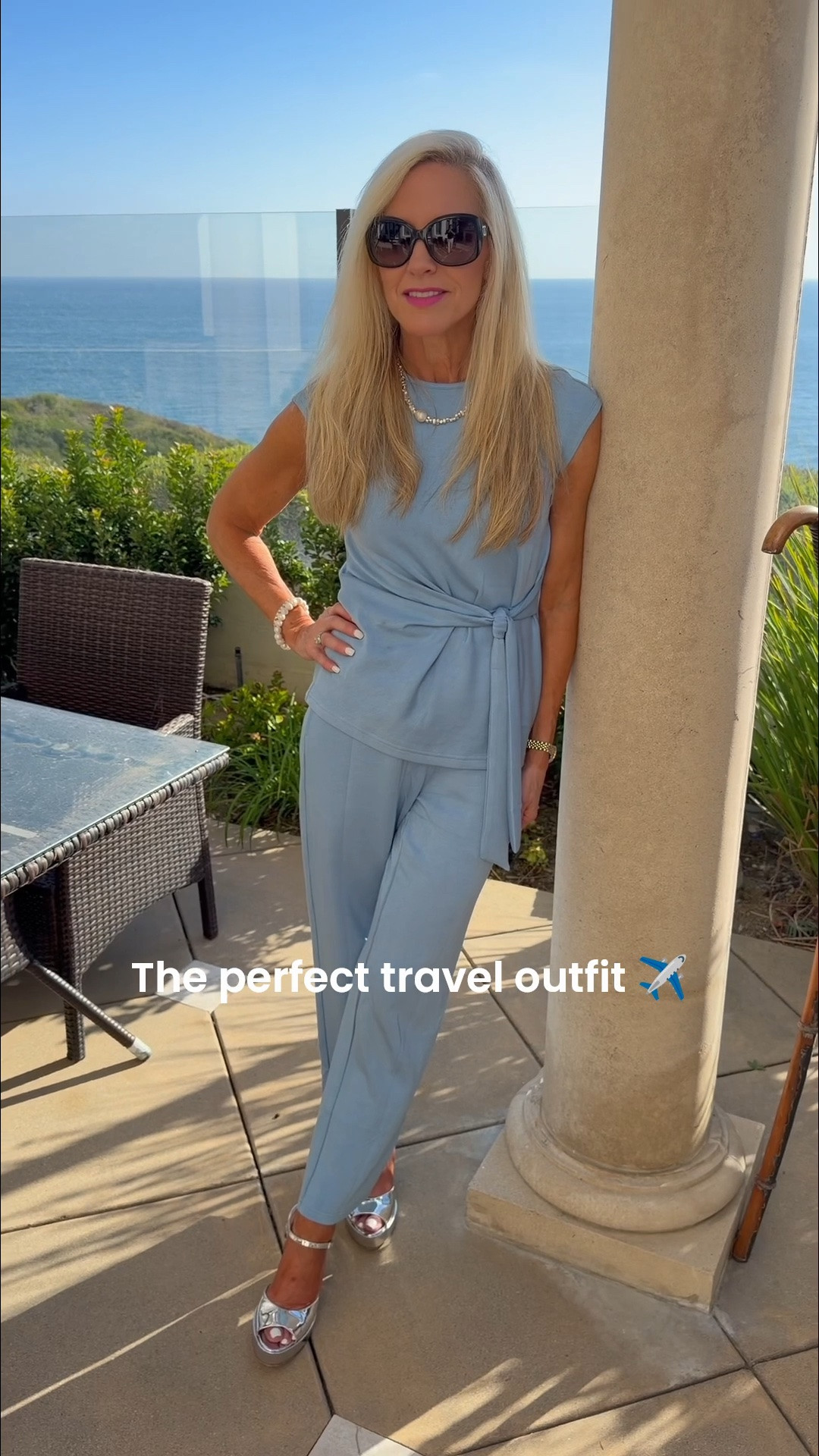 The perfect comfy outfit for travel! Available in lots of colors! I am 5’4”, 113 lbs and wearing size XS (Shoes code: Amy15).

#LTKootd #LTKTravel #LTKWorkwear