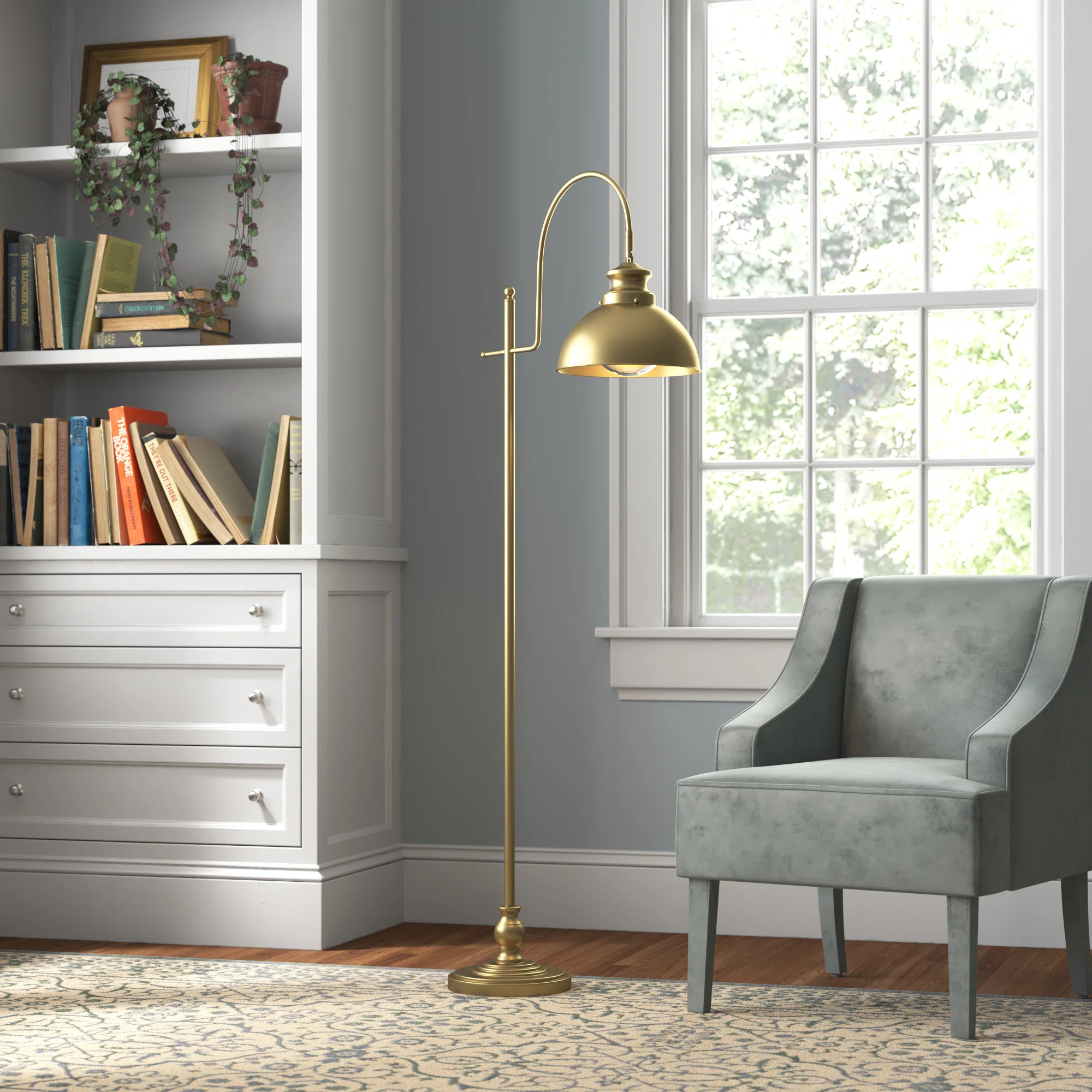 Lark Manor Anar 64" Arched Floor Lamp & Reviews - Wayfair Canada | Wayfair North America