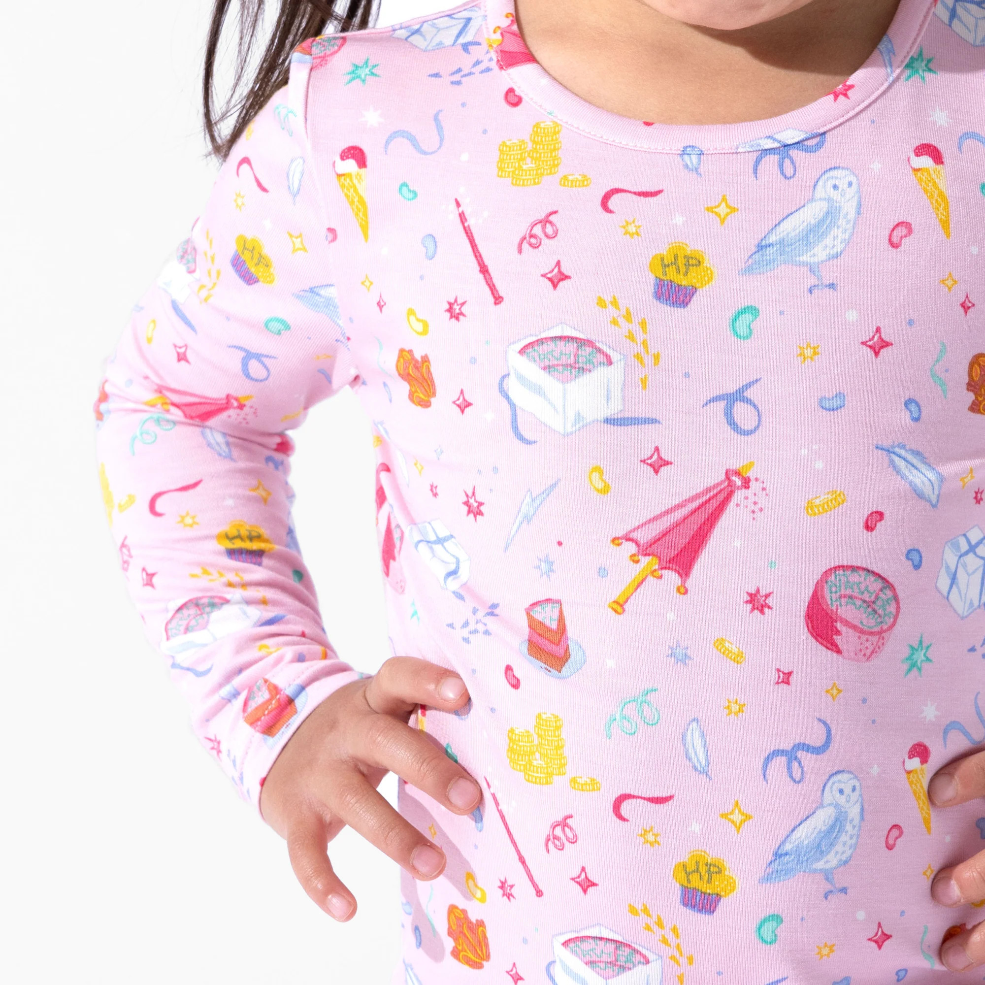 Happee Birthdae Harry Bamboo Kids Pajamas | Bellabu Bear