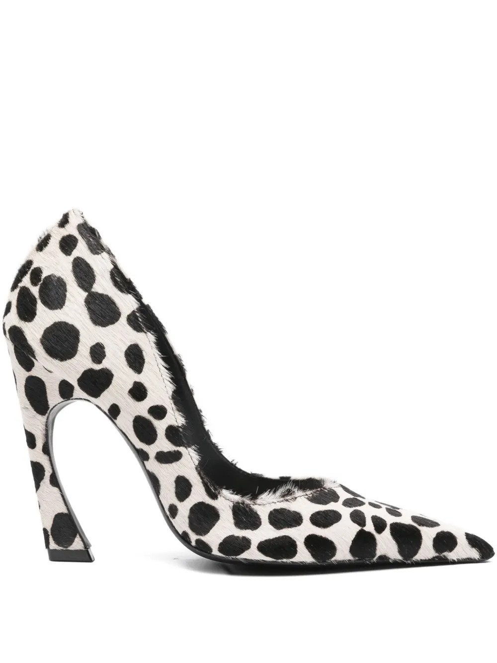 Schutz 91mm Lexi dalmatian-print Pumps | White | FARFETCH | Farfetch Global