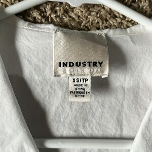 Industry White Button Down Blouse | Poshmark
