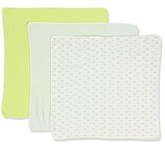 Amazon Essentials Unisex Kids' Swaddle Blankets, Pack of 3 | Amazon (US)