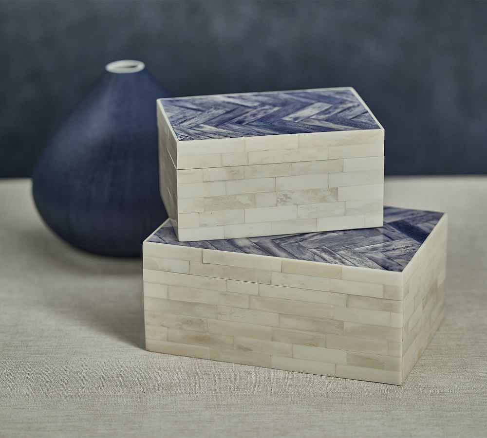 Morrie Bone Decorative Box | Pottery Barn (US)