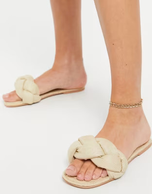 ASOS DESIGN Jackfruit braided espadrilles in natural | ASOS (Global)