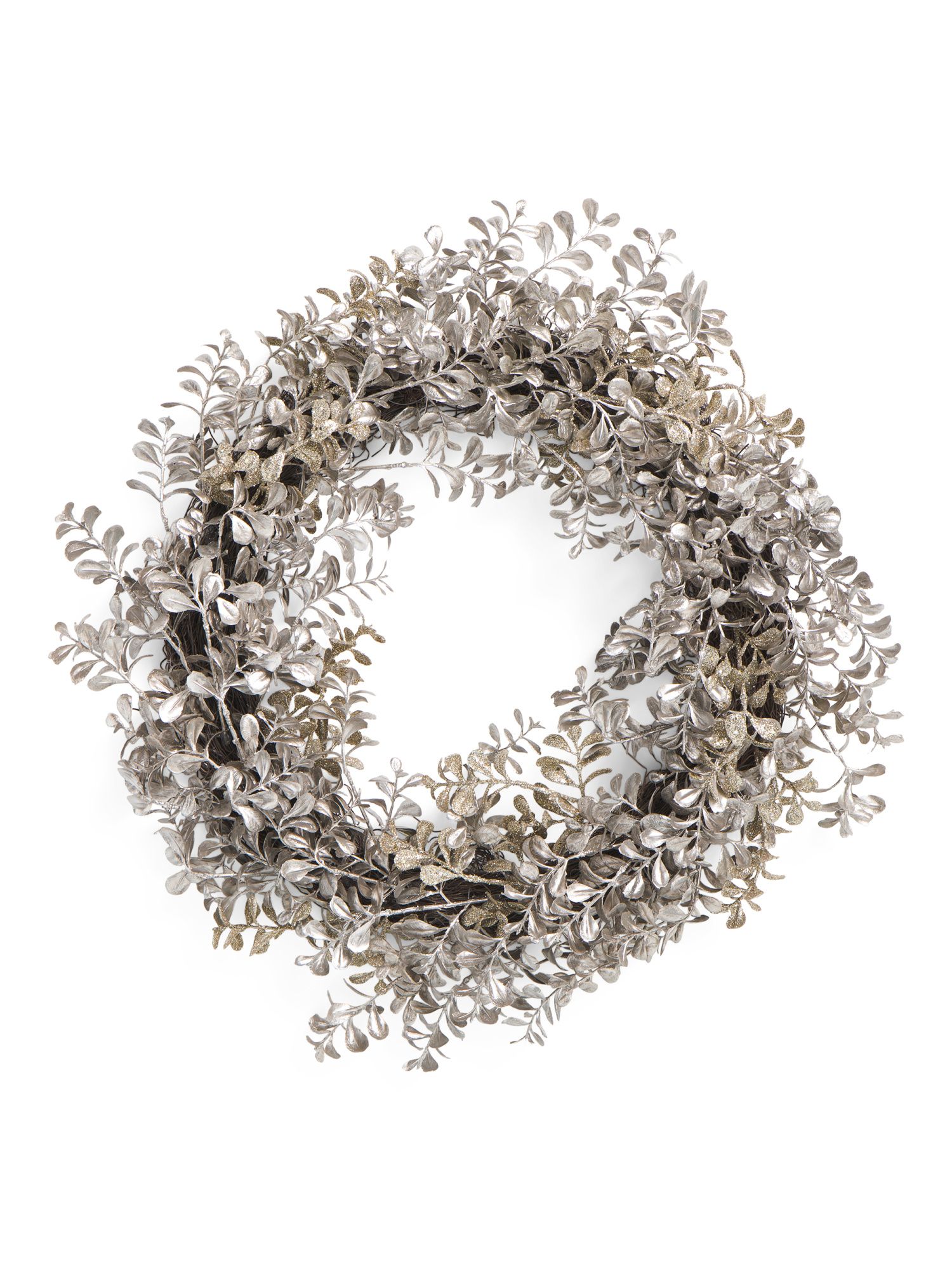 24in Metallic Eucalyptus Wreath | Plants & Planters | Marshalls | Marshalls