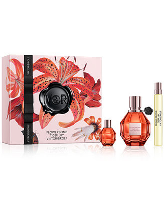 Viktor & Rolf 3-Pc. Flowerbomb Tiger Lily Eau de Parfum Gift Set - Macy's | Macy's