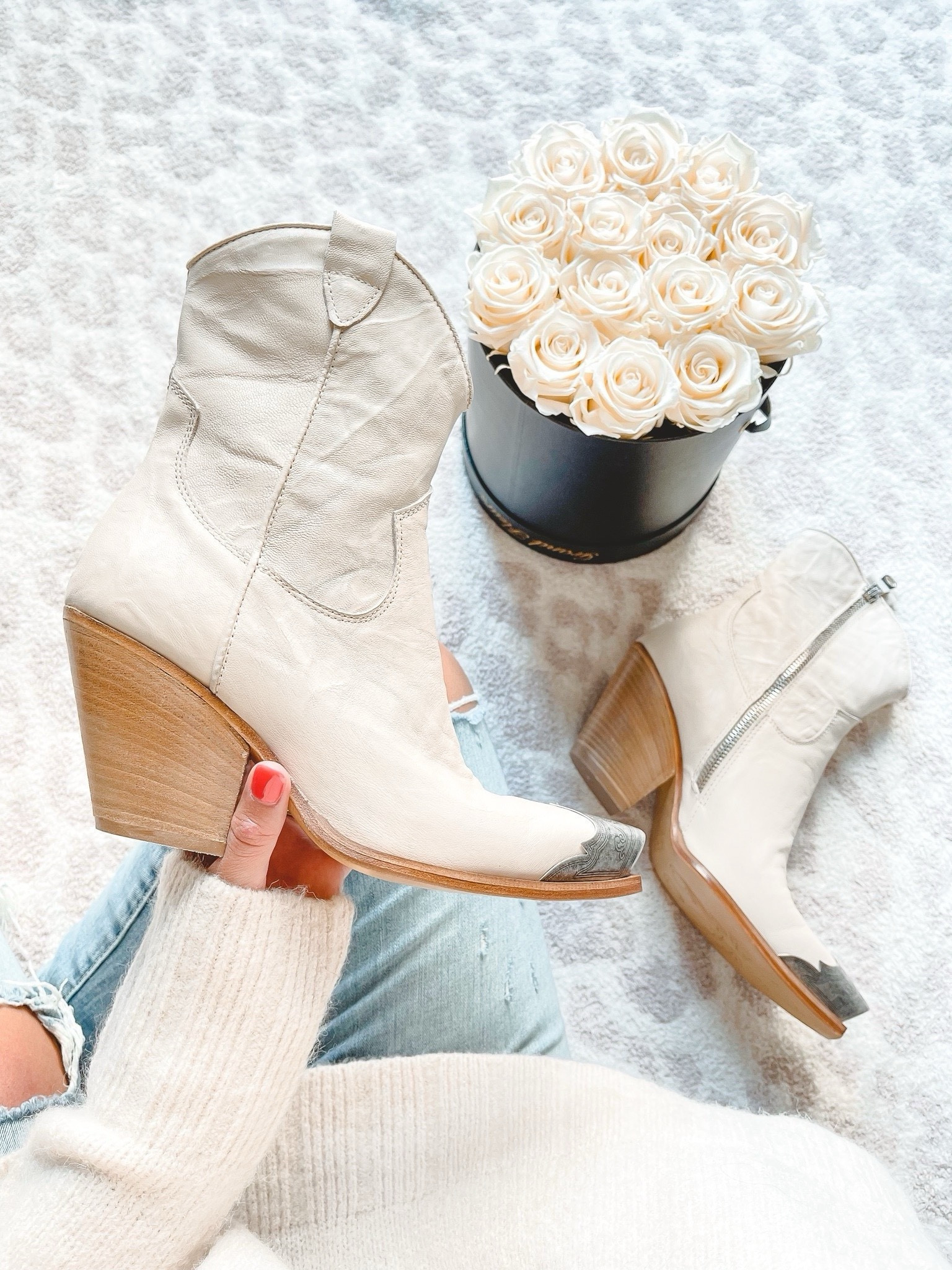 Free people brayden western cowgirl boots. True to size to slightly big in my opinion. I am a 7.5 and the the 37.5 and 37 both work for me   



#LTKStyleTip #LTKShoeCrush #LTKSeasonal