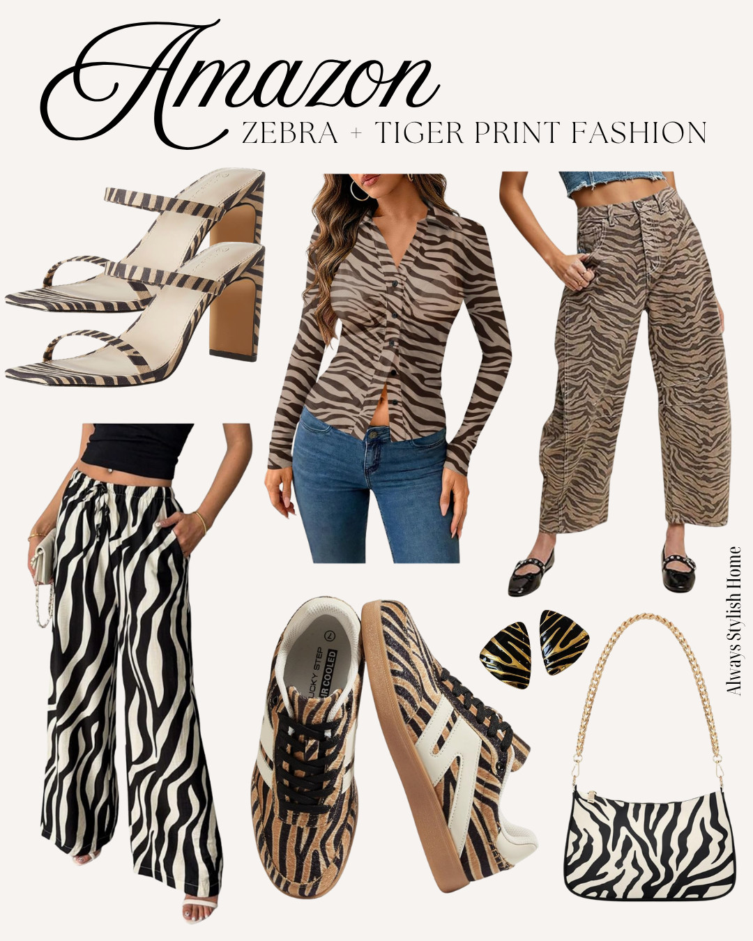 Amazon animal print fashion is TRENDING for fall 🐅🤎✨ Sharing some of my favorite zebra + tiger print Amazon fashion finds that make such a fun statement for the season! Think chic printed tops, skirts, dresses + accessories that are perfect for adding a trendy pop of print to your fall wardrobe. 🍂

Style these with chocolate brown, black, denim + neutral basics for an elevated fall look!

#amazonfashion #amazonfinds #amazonfallfashion #animalprintfashion #zebraprint #tigerprint #fallfashiontrends #trendingfashion #amazonstyle #ltkfashion
 

 #LTKgrwm #LTKootd #LTKSeasonal