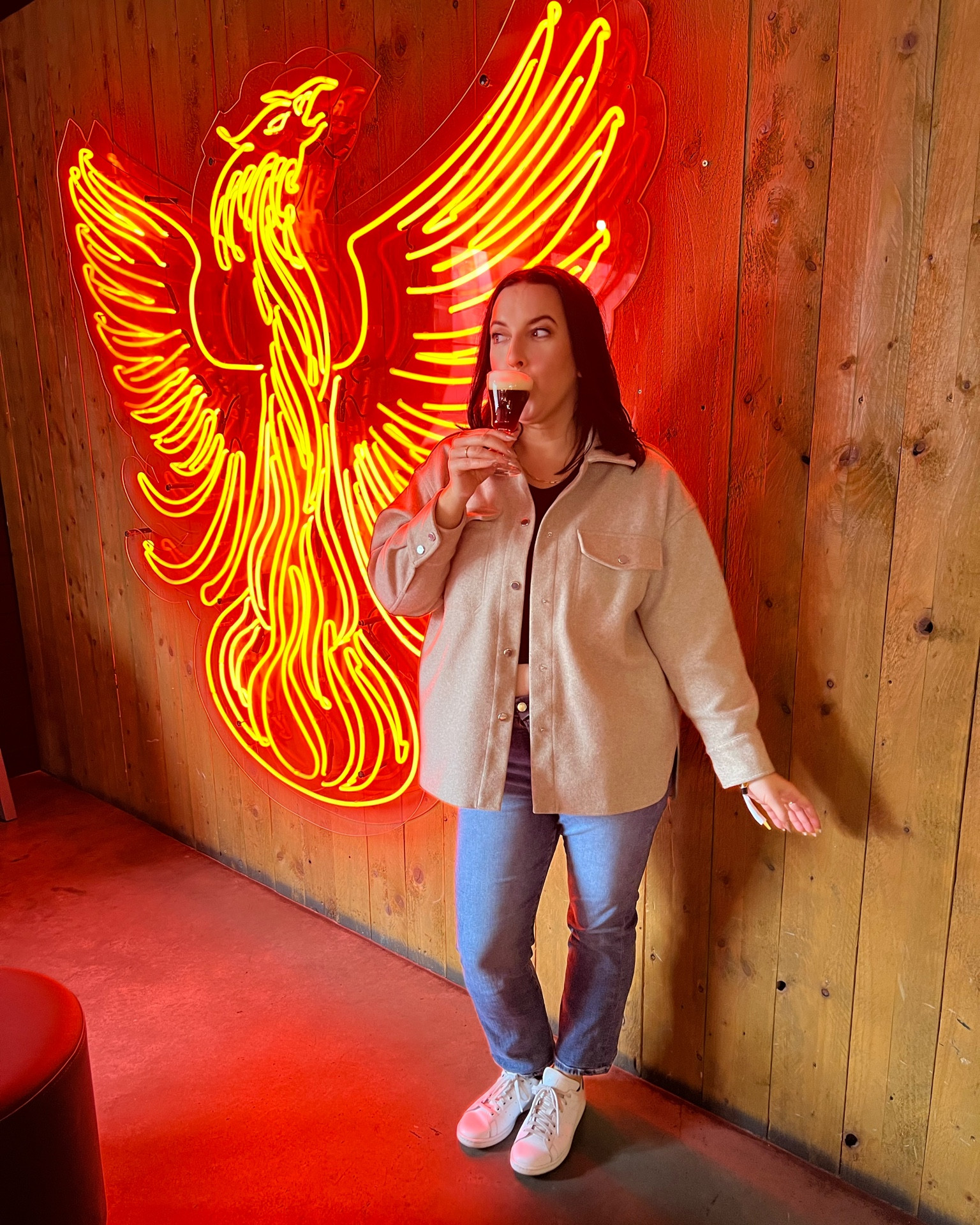 What I wore in Dublin Ireland / whiskey tasting outfit / straight leg jeans / beige shacket 

#LTKFindsUnder100 #LTKMidsize #LTKTravel