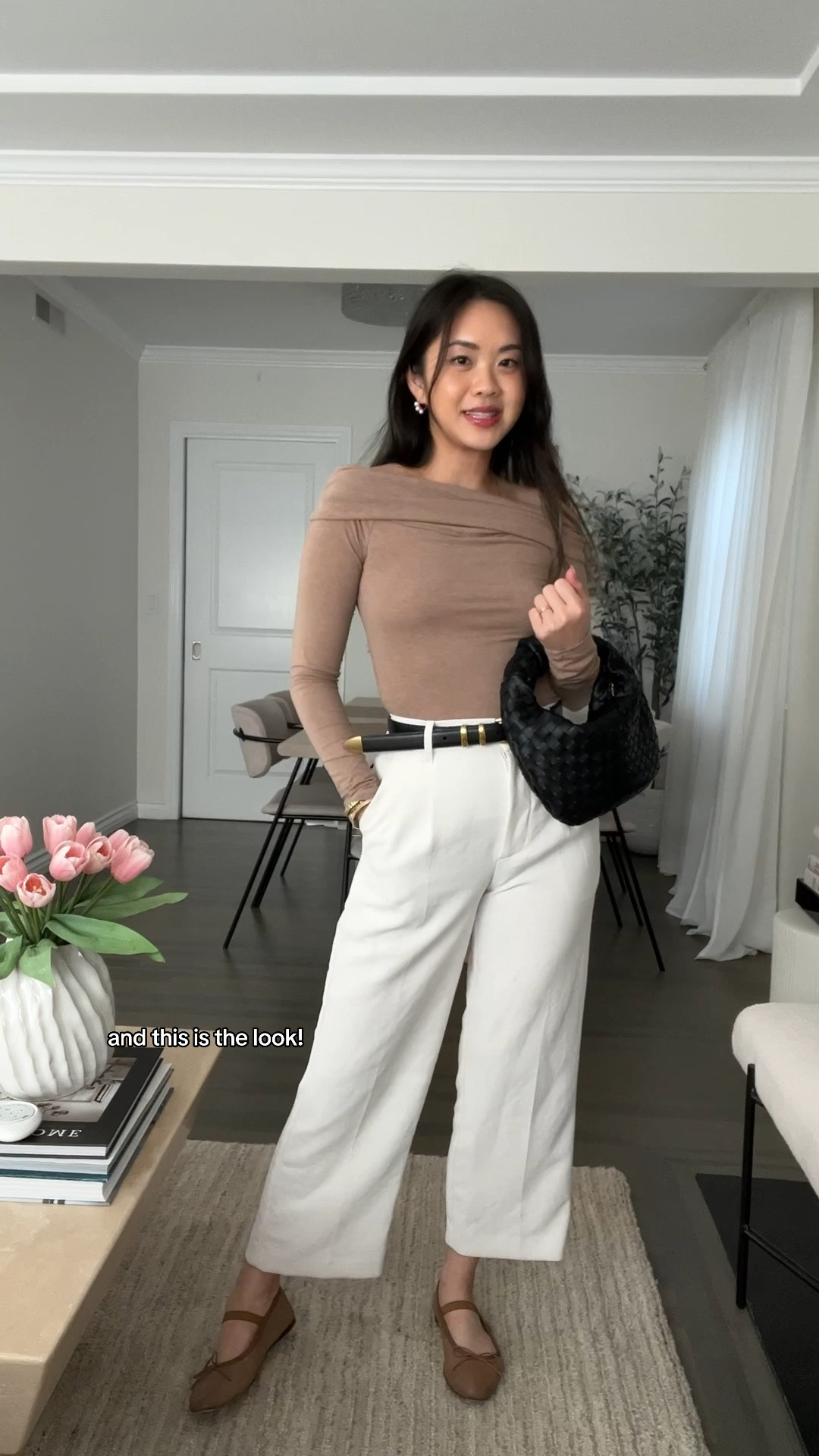 Styling my new leather belt + off the shoulder top #springoutfit #aritzia

#LTKVideo #LTKSeasonal